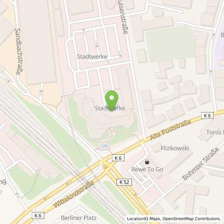 Standortübersicht der Tankstelle Osnabrücker Parkstätten-Betriebsgesellschaft mbH in 49074 Osnabrück