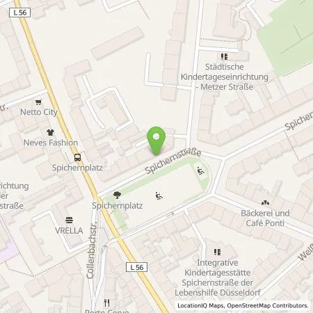 Standortübersicht der Tankstelle Qwello Deutschland GmbH in 40476 Düsseldorf