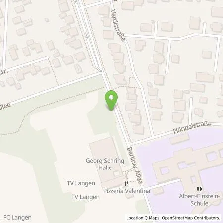 Standortübersicht der Tankstelle Stadtwerke Langen GmbH in 63225 Langen (Hessen)