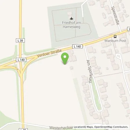 Standortübersicht der Tankstelle SWK ENERGIE GmbH in 47669 Wachtendonk
