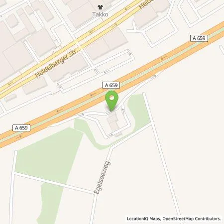 Standortübersicht der Tankstelle Shell Deutschland GmbH in 68519 Viernheim