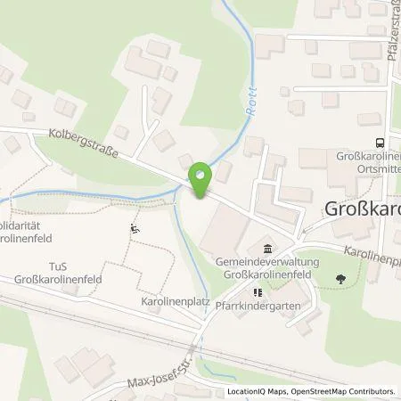 Standortübersicht der Tankstelle Energie Südbayern GmbH in 83109 Großkarolinenfeld