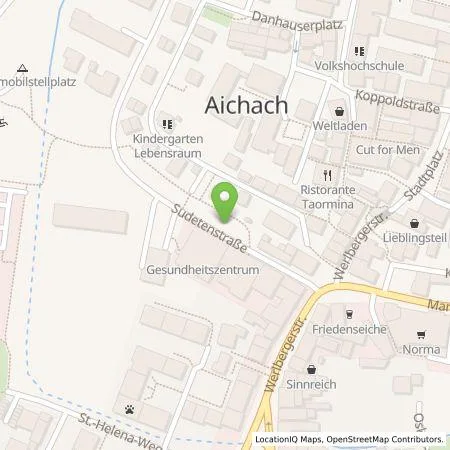 Standortübersicht der Tankstelle Energie Südbayern GmbH in 86551 Aichach