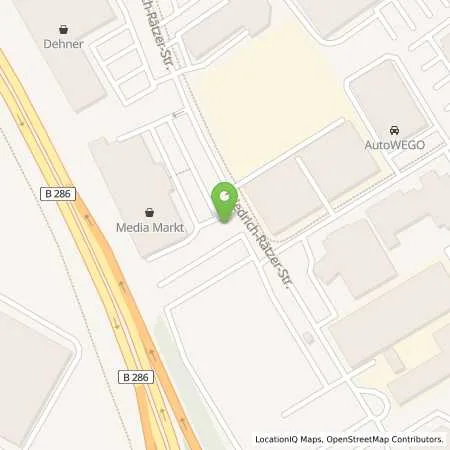 Standortübersicht der Tankstelle Allego GmbH in 97424 Schweinfurt