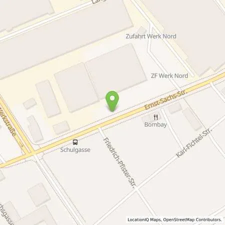 Standortübersicht der Tankstelle elektro Bühler GmbH in 97424 Schweinfurt