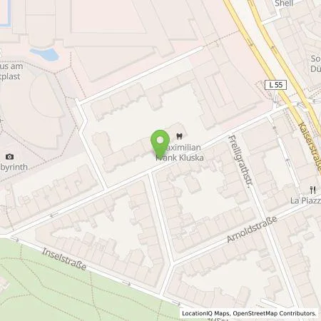 Standortübersicht der Tankstelle Stadtwerke Düsseldorf AG in 40479 Düsseldorf