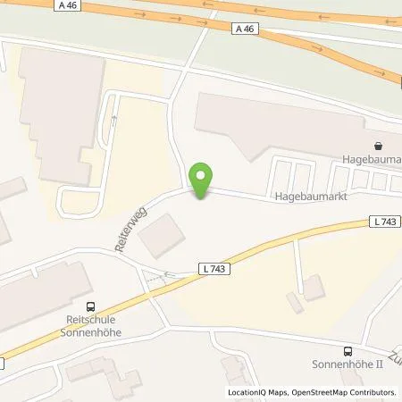 Standortübersicht der Tankstelle Wirelane GmbH in 58636 Iserlohn