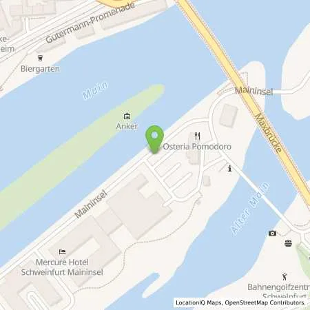 Standortübersicht der Tankstelle Stadtwerke Schweinfurt GmbH in 97424 Schweinfurt