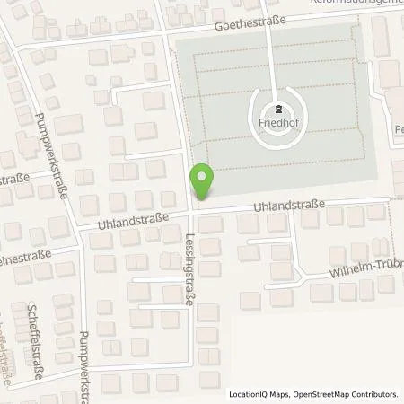 Standortübersicht der Tankstelle Stadtwerke Weinheim GmbH in 69502 Hemsbach