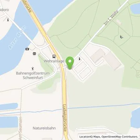 Standortübersicht der Tankstelle Stadtwerke Schweinfurt GmbH in 97424 Schweinfurt