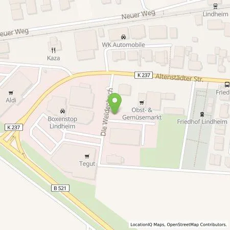 Standortübersicht der Tankstelle EnBW mobility+ AG und Co.KG in 63674 Altenstadt (Lindheim)
