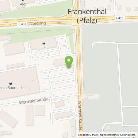 Standortübersicht der Tankstelle Plenitude On The Road  S.r.l. in 67227 Frankenthal (Pfalz)