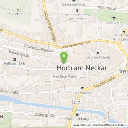 Standortübersicht der Tankstelle Stadtwerke Horb a.N. Eigenbetrieb in 72160 Horb am Neckar