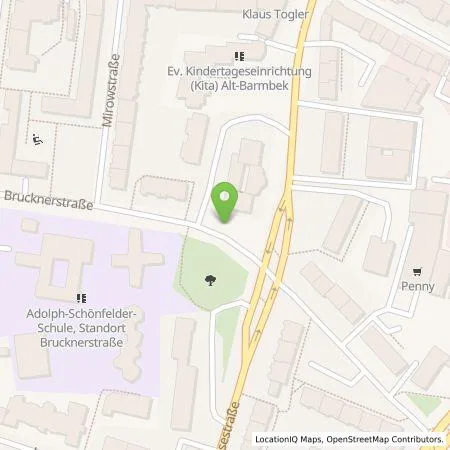 Standortübersicht der Tankstelle ubitricity Gesellschaft für verteilte Energiesysteme mbH in 22083 Hamburg