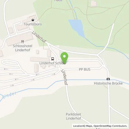 Standortübersicht der Tankstelle Energie Südbayern GmbH in 82488 Ettal