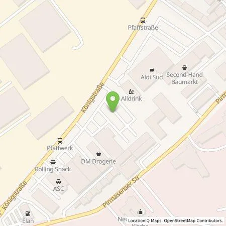 Standortübersicht der Tankstelle Lidl Dienstleistung GmbH & Co. KG in 67655 Kaiserslautern