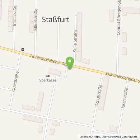 Standortübersicht der Tankstelle Technische Werke Staßfurt GmbH in 39418 Staßfurt