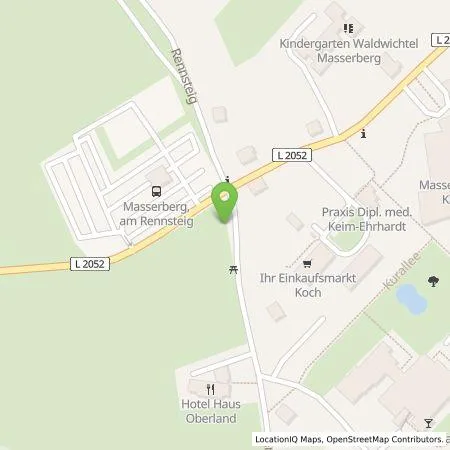 Standortübersicht der Tankstelle TEAG Mobil GmbH in 98666 Masserberg