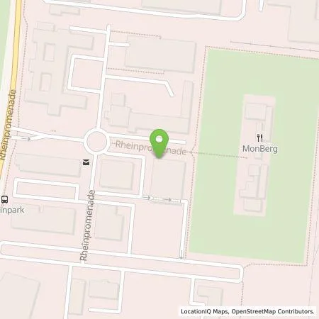 Standortübersicht der Tankstelle MEGA Grüne Energien GmbH & Co. KG in 40789 Monheim am Rhein