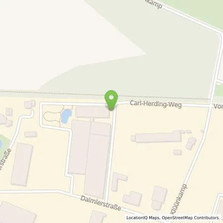 Standortübersicht der Tankstelle Klaus Herding GmbH in 46414 Rhede