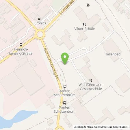Standortübersicht der Tankstelle NEW Niederrhein Energie und Wasser GmbH in 46509 Xanten