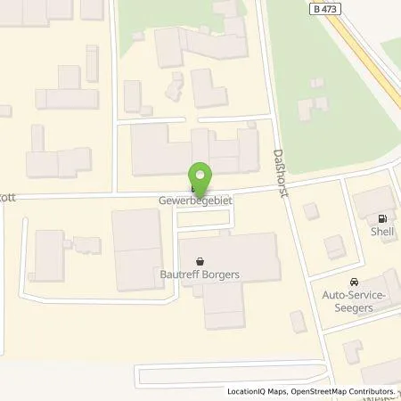 Standortübersicht der Tankstelle EnBW mobility+ AG und Co.KG in 46499 Hamminkeln