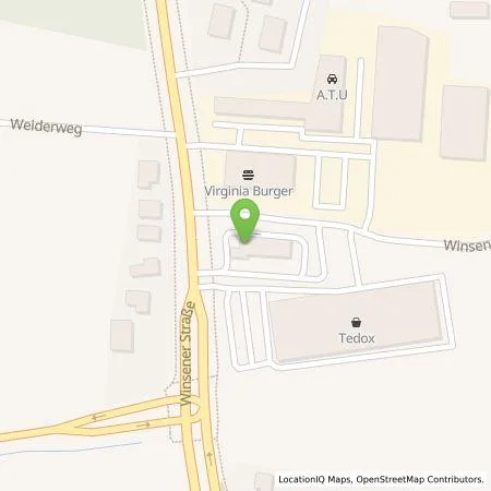 Standortübersicht der Tankstelle EWE Go GmbH in 21077 Hamburg