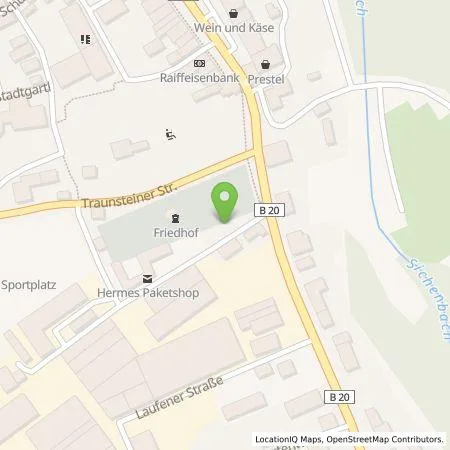 Standortübersicht der Tankstelle Energie Südbayern GmbH in 84529 Tittmoning
