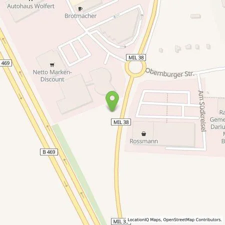 Standortübersicht der Tankstelle Schera GmbH in 63868 Großwallstadt