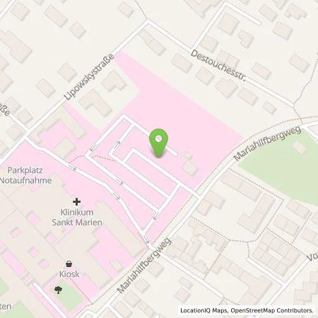 Standortübersicht der Tankstelle Stadtwerke Amberg Bäder und Park GmbH in 92224 Amberg