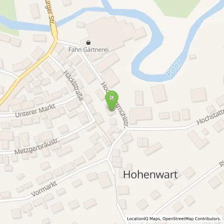 Standortübersicht der Tankstelle Energie Südbayern GmbH in 86558 Hohenwart