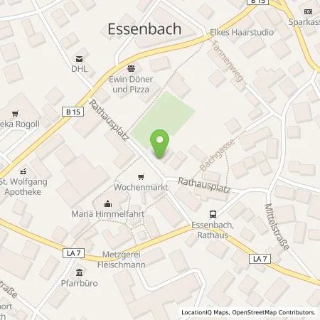 Standortübersicht der Tankstelle Energie Südbayern GmbH in 84051 Essenbach