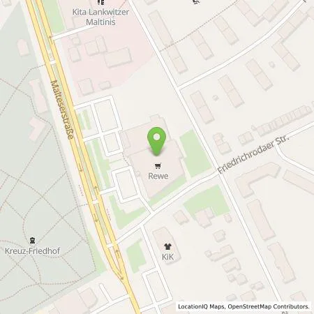 Standortübersicht der Tankstelle EnBW mobility+ AG und Co.KG in 12249 Berlin
