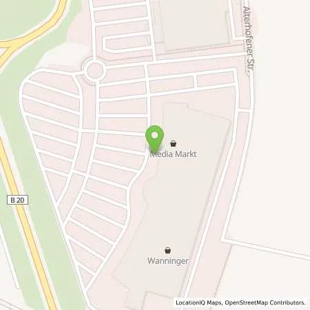 Standortübersicht der Tankstelle Charge-ON in 94315 Straubing