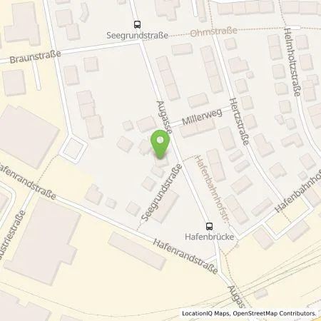 Standortübersicht der Tankstelle eze.network GmbH in 63741 Aschaffenburg