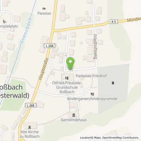 Standortübersicht der Tankstelle Mann Naturenergie GmbH & Co. KG in 56271 Roßbach