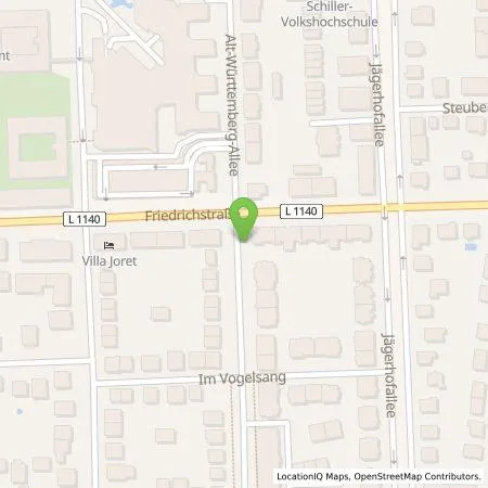 Standortübersicht der Tankstelle eze.network GmbH in 71638 Ludwigsburg