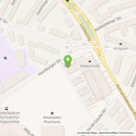 Standortübersicht der Tankstelle ESWE Versorgungs AG in 65197 Wiesbaden