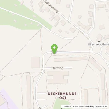 Standortübersicht der Tankstelle Wirelane Public 1 GmbH in 17373 Ueckermünde