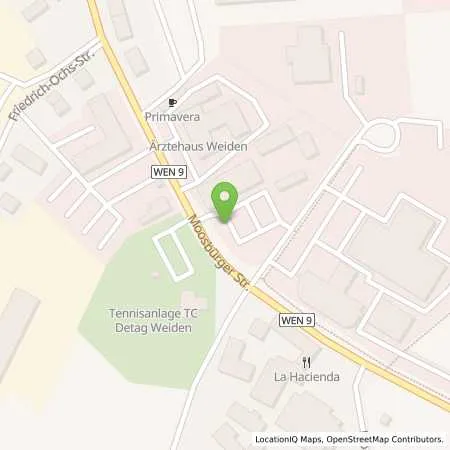 Standortübersicht der Tankstelle Charge-ON in 92637 Weiden