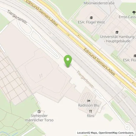 Standortübersicht der Tankstelle Servipark Deutschland GmbH in 20355 Hamburg