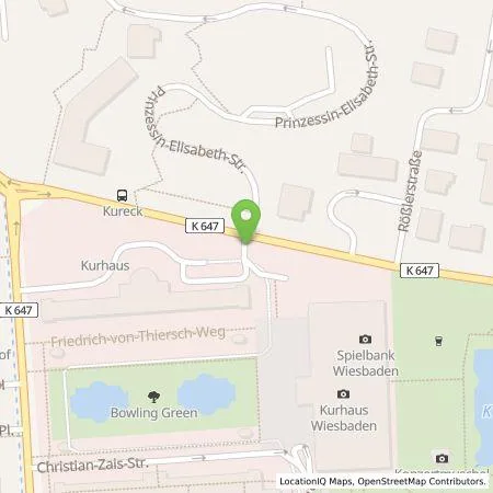 Standortübersicht der Tankstelle Servipark Deutschland GmbH in 65189 Wiesbaden