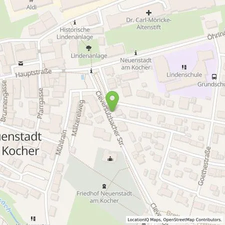 Standortübersicht der Tankstelle deer GmbH in 74196 Neuenstadt am Kocher