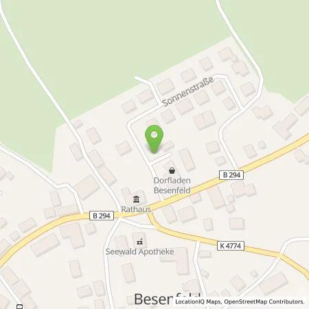Standortübersicht der Tankstelle deer GmbH in 72297 Seewald
