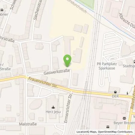 Standortübersicht der Tankstelle Stadtwerke Weiden i.d.OPf. AöR in 92637 Weiden i.d.OPf.