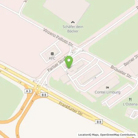 Standortübersicht der Tankstelle EWE Go GmbH in 65552 Limburg an der Lahn
