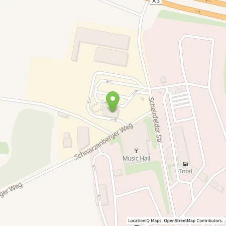 Standortübersicht der Tankstelle EWE Go GmbH in 96160 Geiselwind