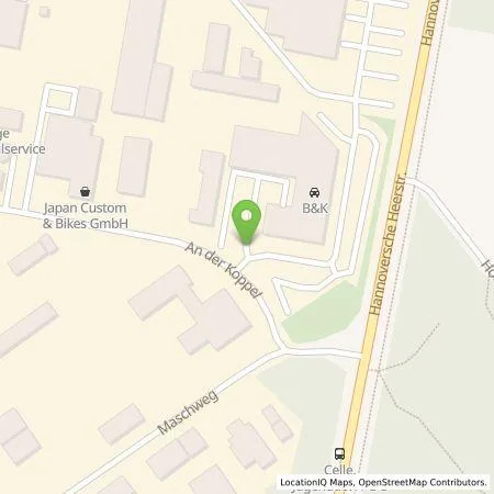 Standortübersicht der Tankstelle WELLER Premium GmbH in 29227 Celle