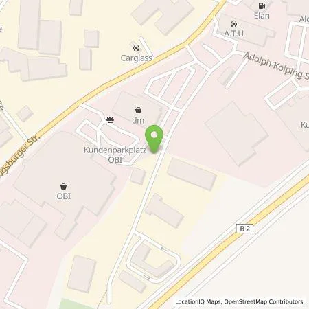 Standortübersicht der Tankstelle EnBW mobility+ AG und Co.KG in 91781 Weißenburg i.Bay.