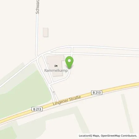 Standortübersicht der Tankstelle Rammelkamp by J&G GmbH & Co.KG in 48531 Nordhorn